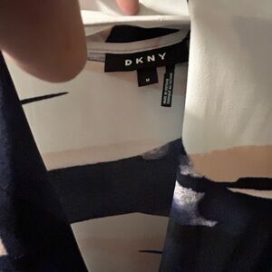 DKNY Monochrome Abstract Blouse